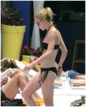 Lindsay Lohan Paparazzi Bikini Beach Photos Pictures Gallery